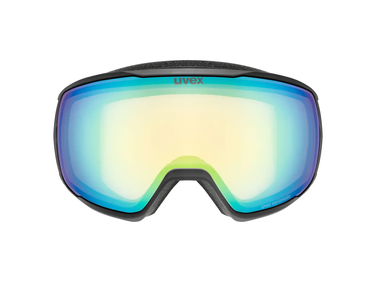 Uvex Vitorious V lyžiarske okuliare black matt/rainbow - clear