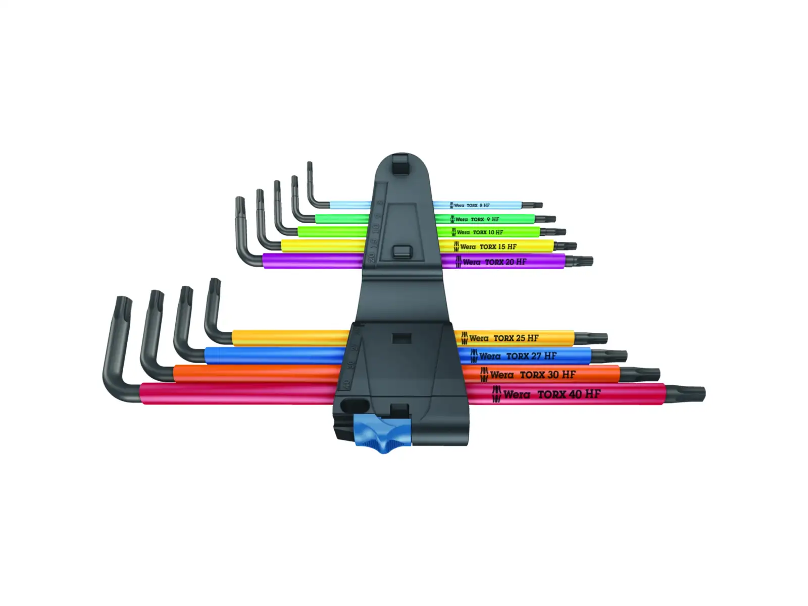 Wera 967/9 TX XL Multicolour HF 1 TORX L-kľúče dlhé s pridržiavaním sada 9 ks