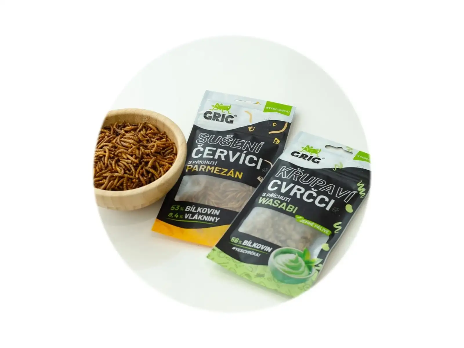 Grig chrumkaví cvrčci Wasabi 13 g