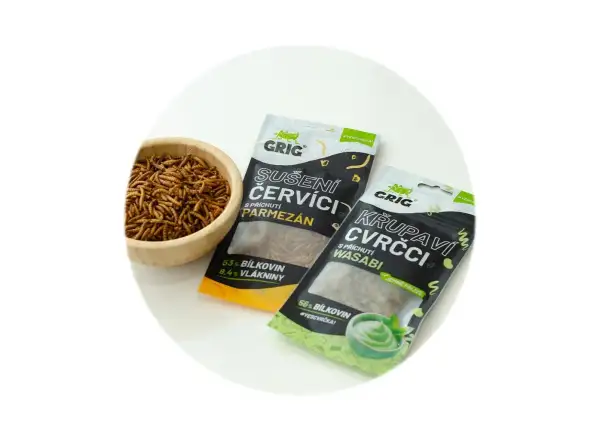 Grig chrumkaví cvrčci Wasabi 13 g