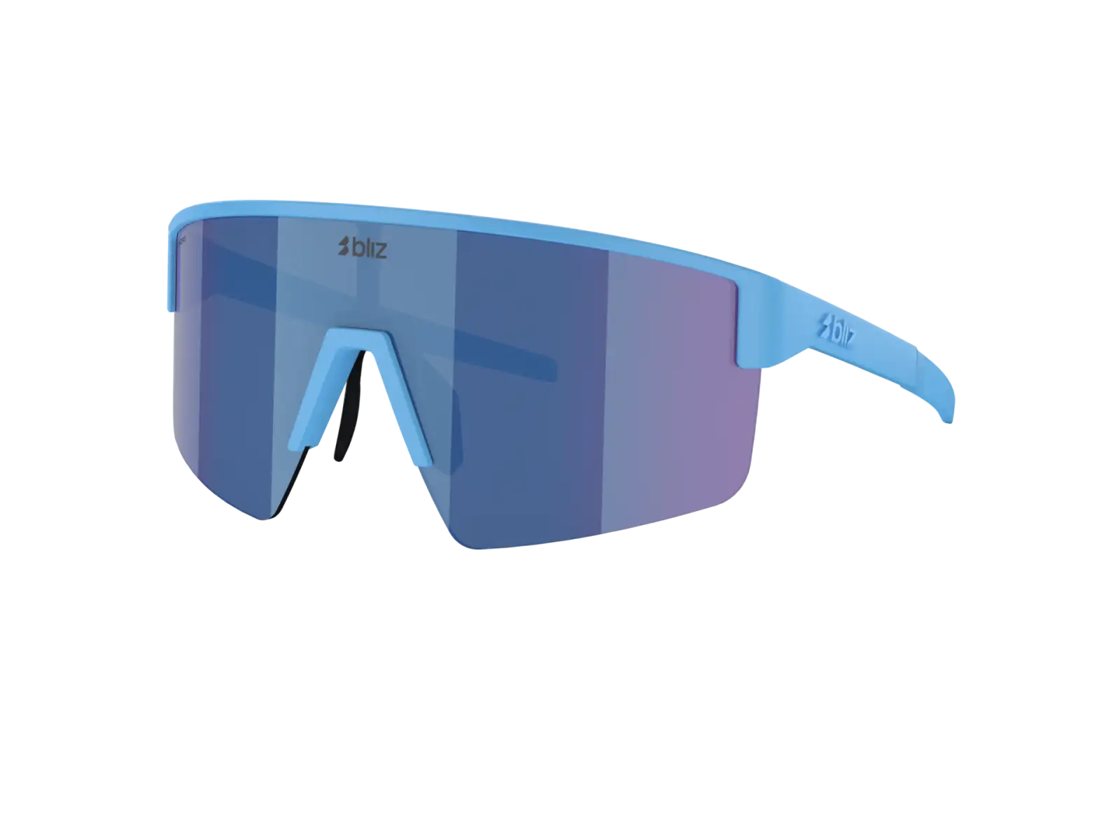 Bliz P004 slnečné okuliare Matte Blue/Grey Blue Mirror