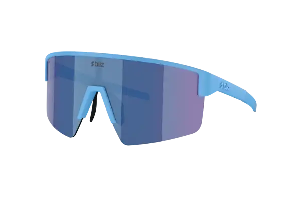 Bliz P004 slnečné okuliare Matte Blue/Grey Blue Mirror