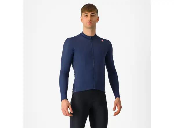 Castelli Espresso Thermal pánsky dres Belgian Blue