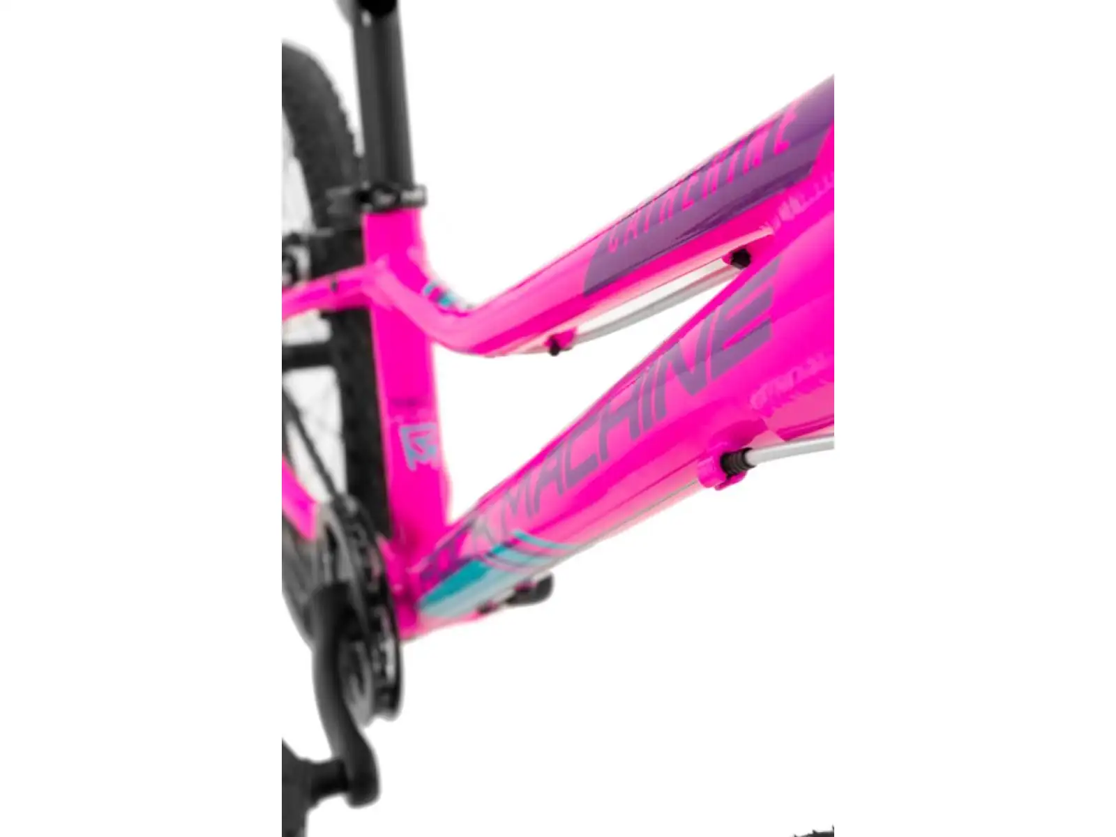 Rock Machine Catherine 20 gloss neon pink/Violet/neon cyan detský bicykel
