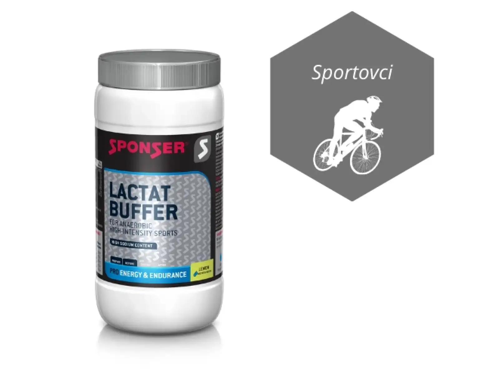 Sponser Lactat Buffer vyrovnanie pôsobenia laktátu 600 g
