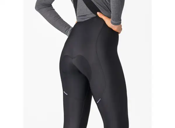 Castelli Espresso Bibtight dámske nohavice s laclom a vložkou Black