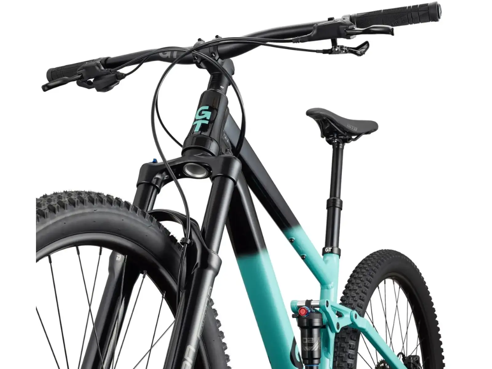 GT Zaskar FS 29 Comp horský bicykel Sea Green