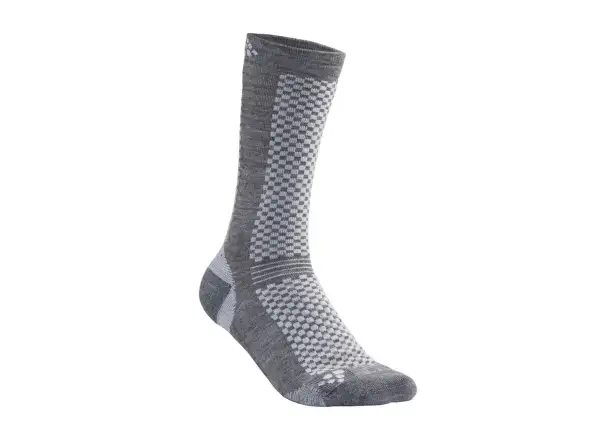 Craft Warm Mid ponožky 2 páry sivá