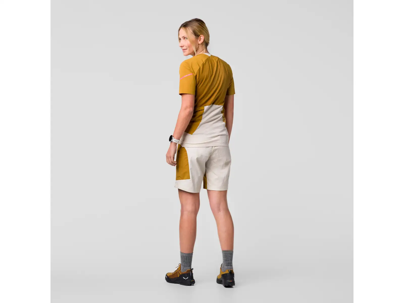 Salewa Vento AM HZT dámsky dres krátky rukáv Oatmeal