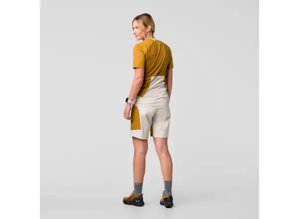 Salewa Vento AM HZT dámsky dres krátky rukáv Oatmeal