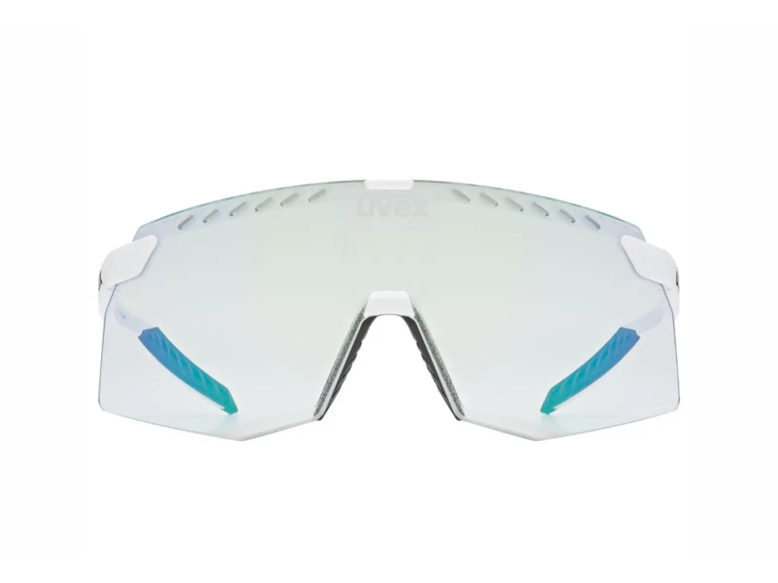 Uvex Pace Stage Variomatic okuliare White Matt/Mirror Green