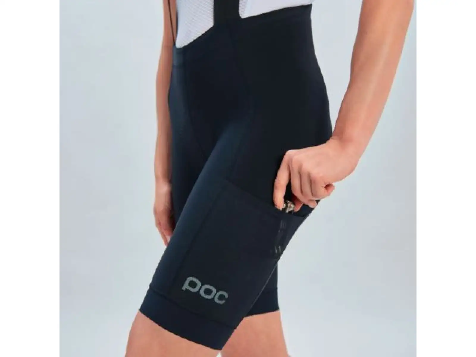 POC Essential Cargo dámske kraťasy s trakmi Uranium Black