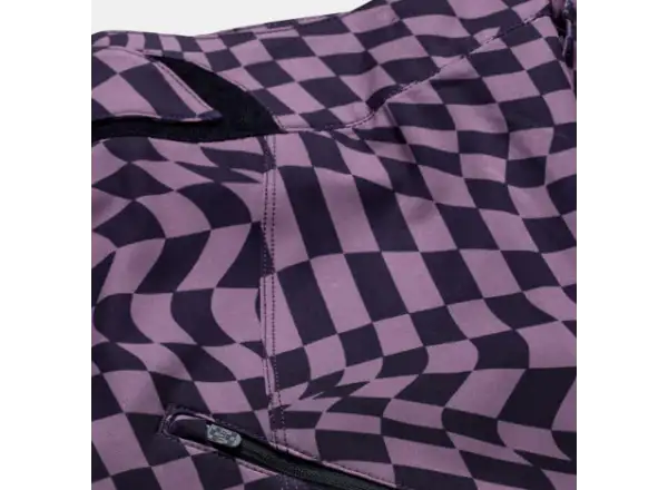 Troy Lee Designs Lilium Twisted Checkers dámske MTB nohavice Deep Purple