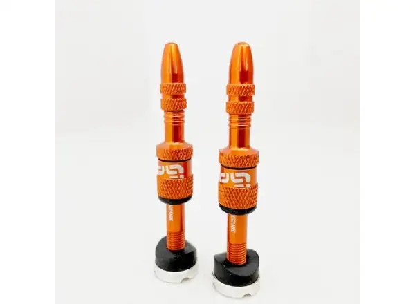 E-13 Rýchloplniace bezdušové ventily 16-24 mm 2 ks Naranja