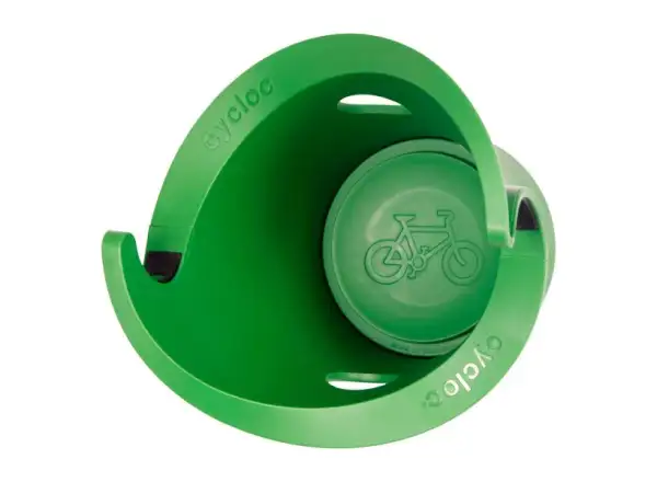 Nástenný držiak na bicykel Cycloc Solo zelený