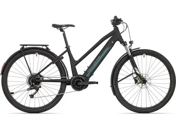 Rock Machine Torrent e90-29 B Touring Easy Entry elektrobicykel Matte Black / Petrol