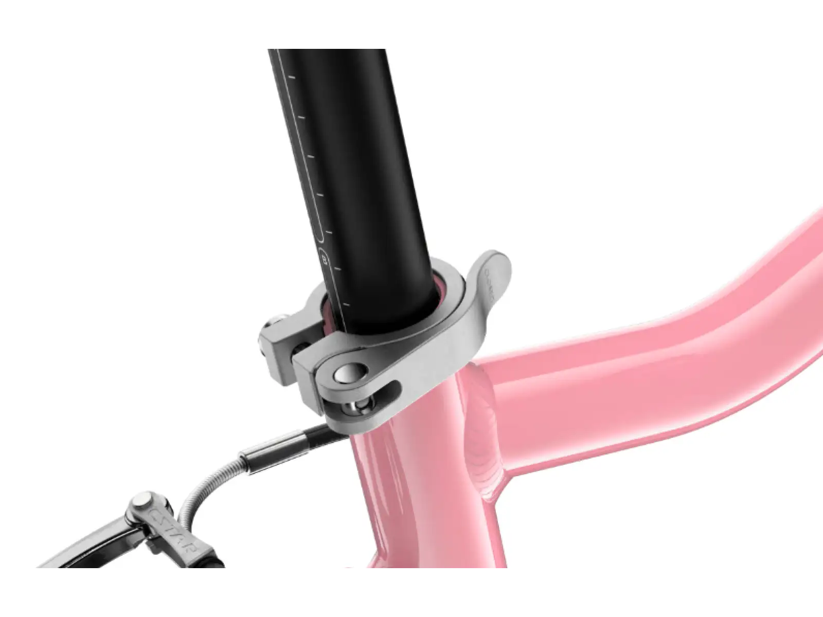Woom Go 4 detský bicykel 20" Powder Pink