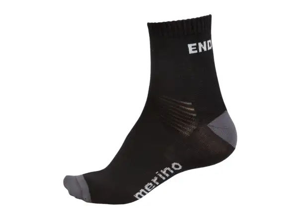 Endura BaaBaa Merino ponožky 2 pack black