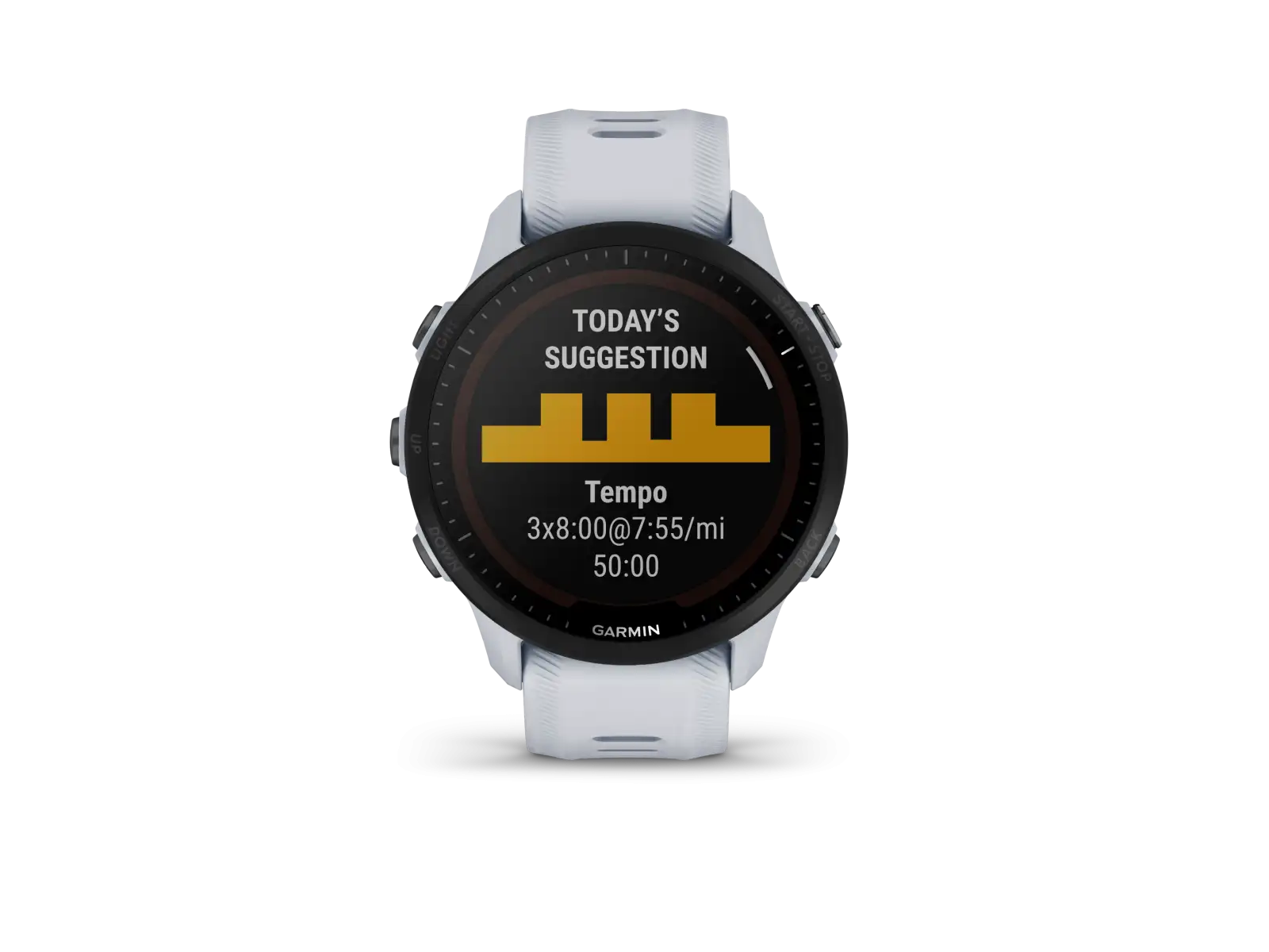 Inteligentné hodinky Garmin Forerunner 955 Solar Whitestone