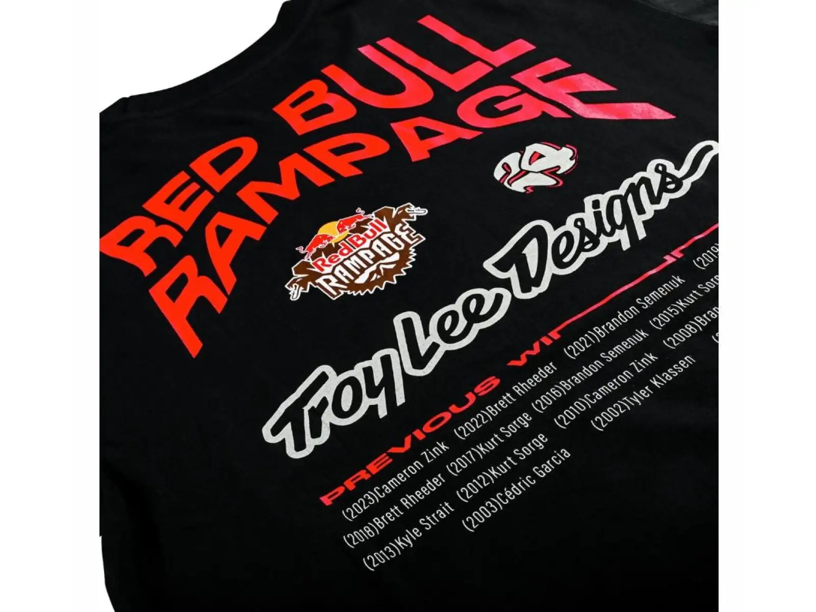 Troy Lee Designs x Red Bull Rampage Mind Melt pánské triko krátký rukáv Black