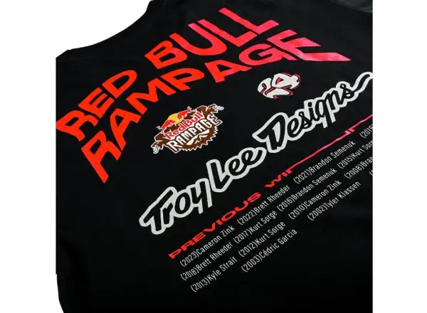 Troy Lee Designs x Red Bull Rampage Mind Melt pánské triko krátký rukáv Black