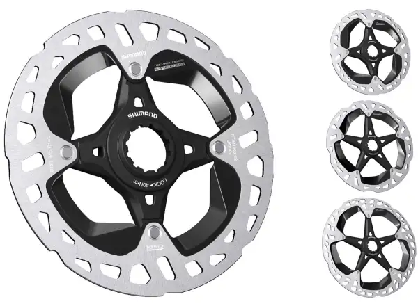 Shimano RT-MT900 brzdový kotúč 140 mm, center lock, Ice Tech, vonkajší lock ring