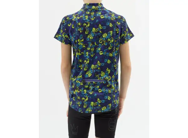 Silvini Scrivia detský dres krátky rukáv Blue/Neon
