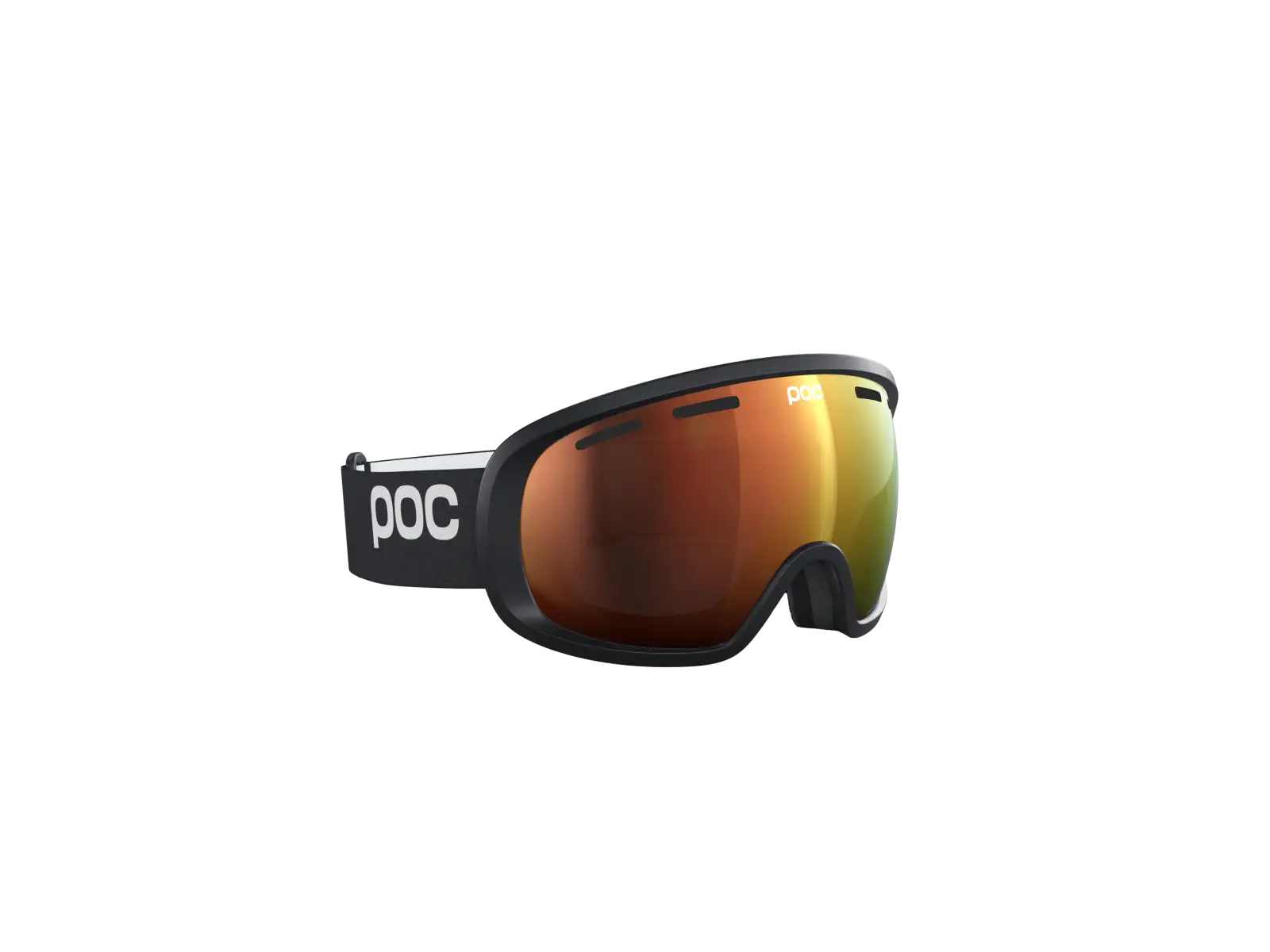 POC Fovea lyžiarske okuliare Uranium Black/Partly Sunny Orange