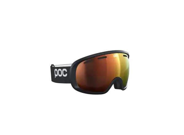 POC Fovea lyžiarske okuliare Uranium Black/Partly Sunny Orange