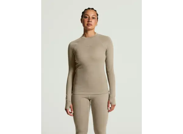 CRAFT Wool Comfort RN LS dámske tričko béžová