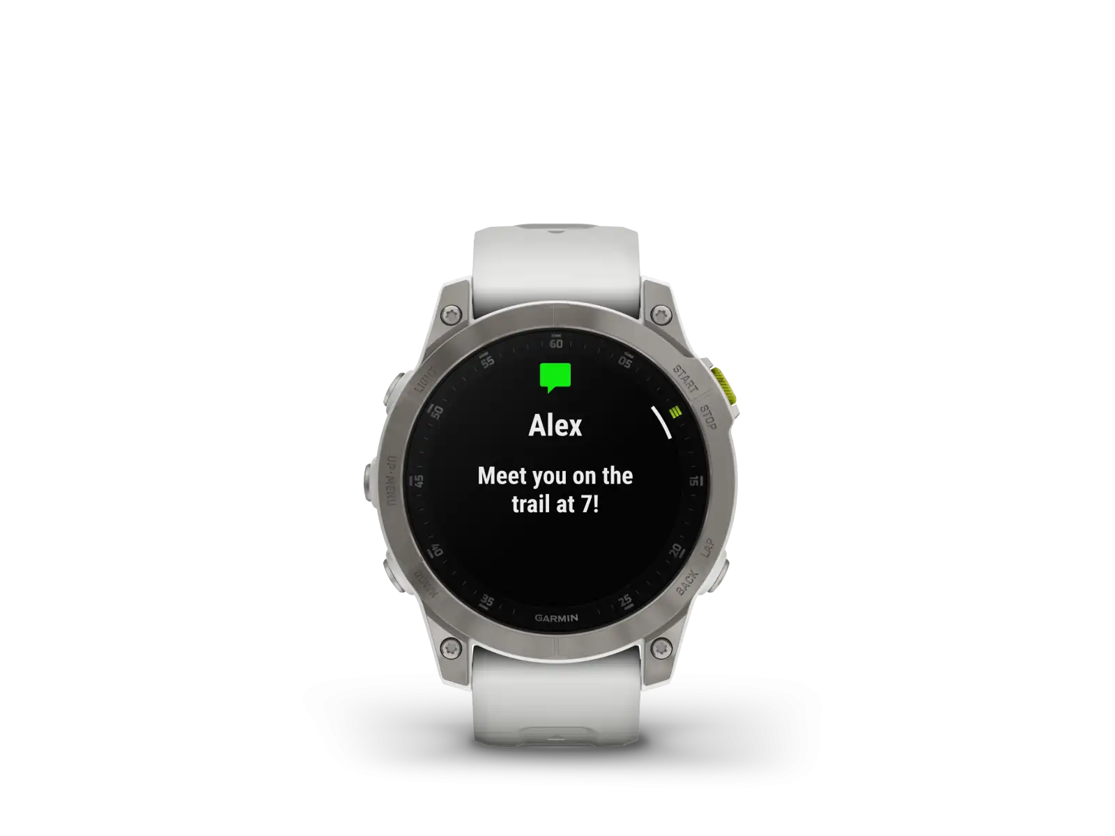 Garmin epix Gen 2 Sapphire Edition smart hodinky Titanium/White