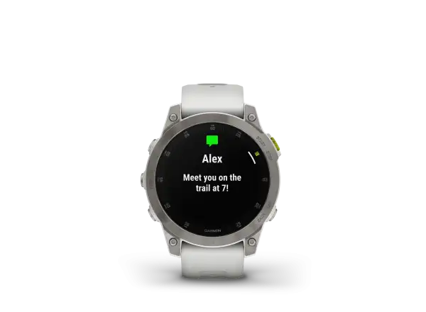 Garmin epix Gen 2 Sapphire Edition smart hodinky Titanium/White