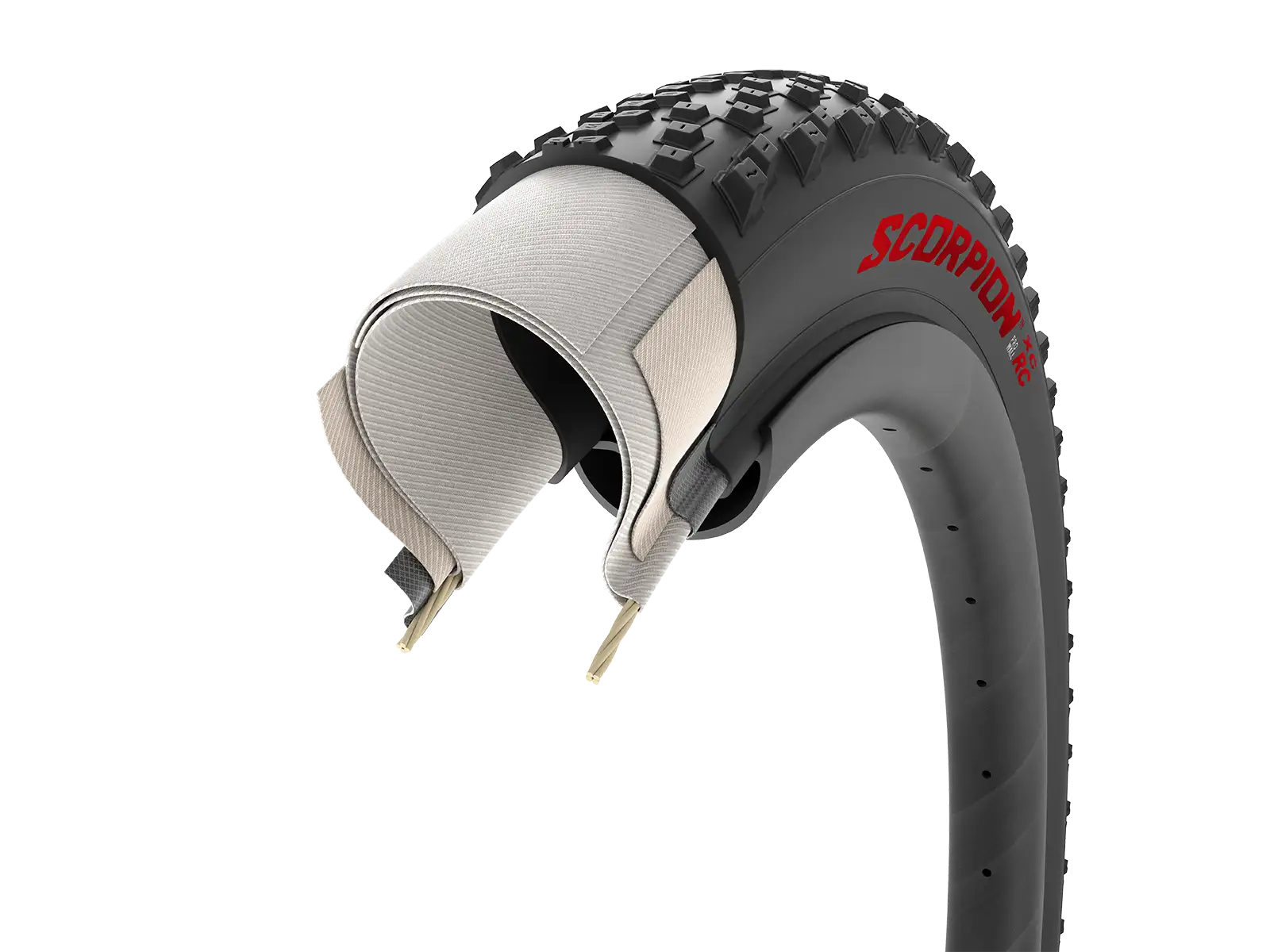 Pirelli Scorpion XC RC Colour Edition 29" MTB plášť Kevlar červený