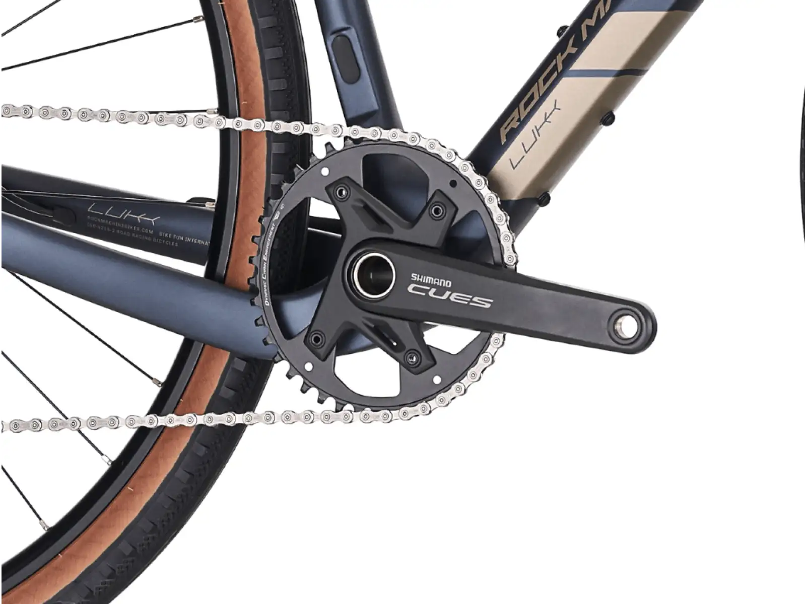 Rock Machine Lukk Cr 10 gravel bicykel Matte Deep Ocean Blue