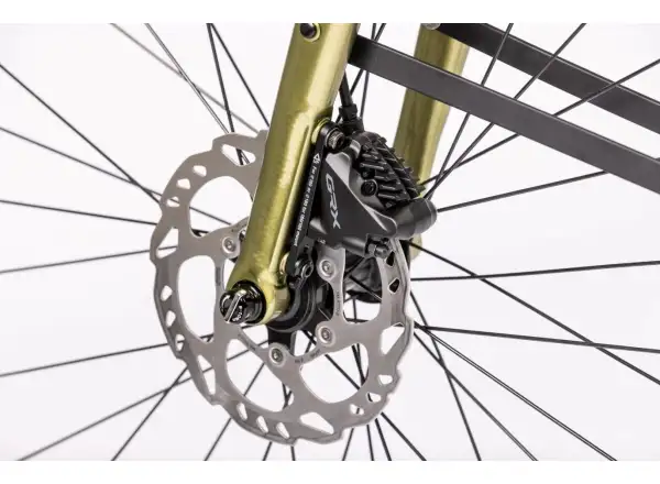 Rock Machine Gravelride e500 gravel elektrobicykel Matte Khaki/Black PREDVÁDZACIE