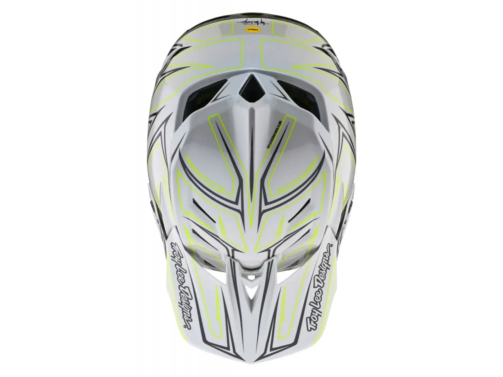 Troy Lee Designs D4 Composite MIPS Pinned prilba Light Gray