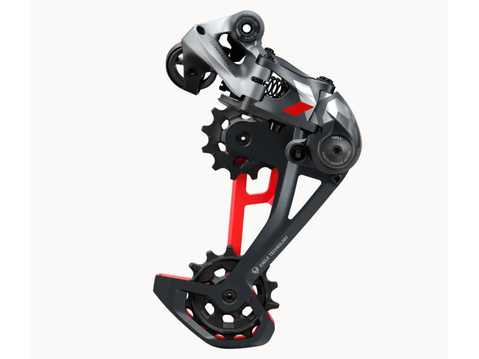 Sram X01 Eagle prehadzovačka 12 sp. Red