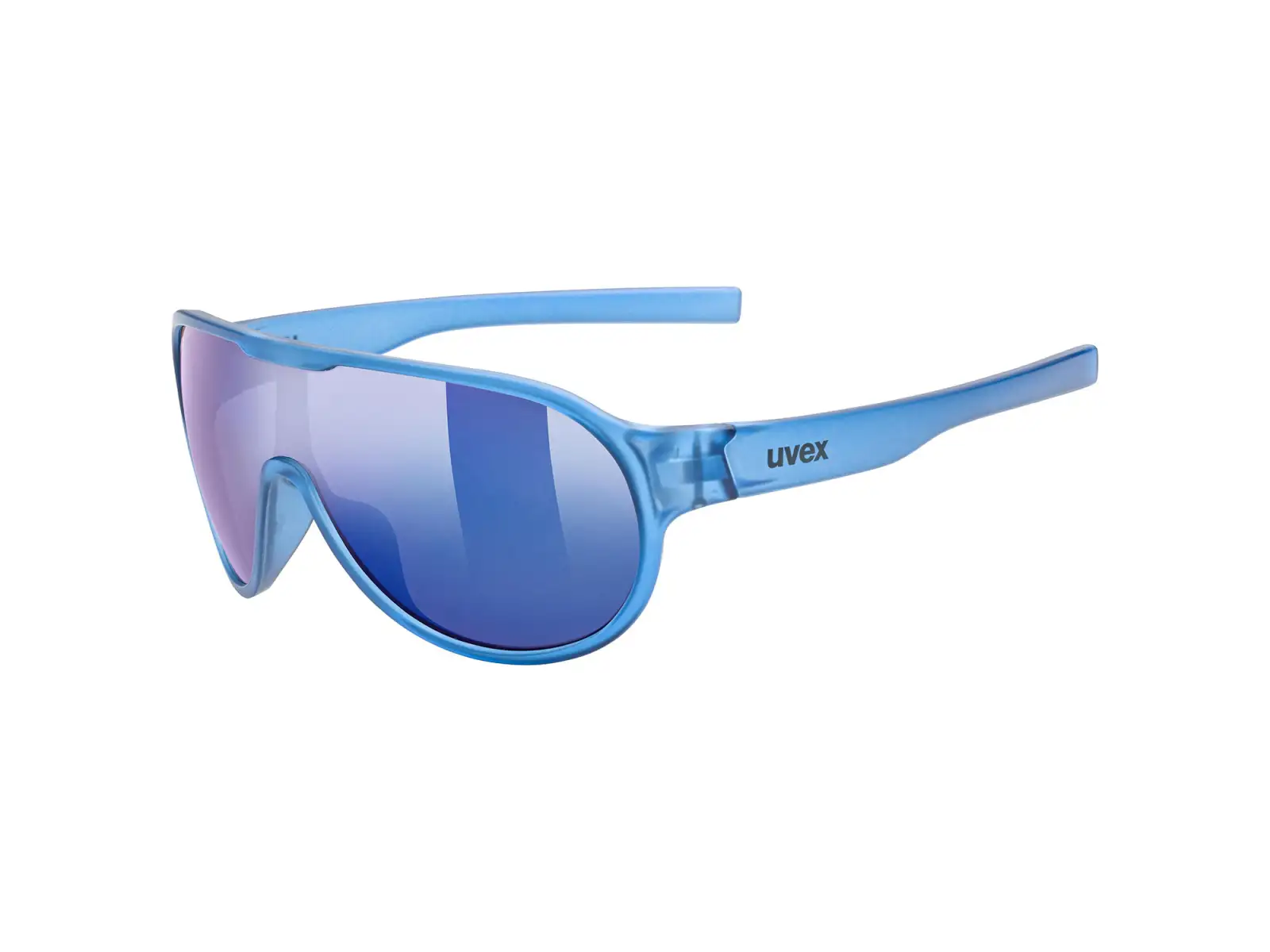 Detské slnečné okuliare Uvex SPORTSTYLE 512 modré transparentné