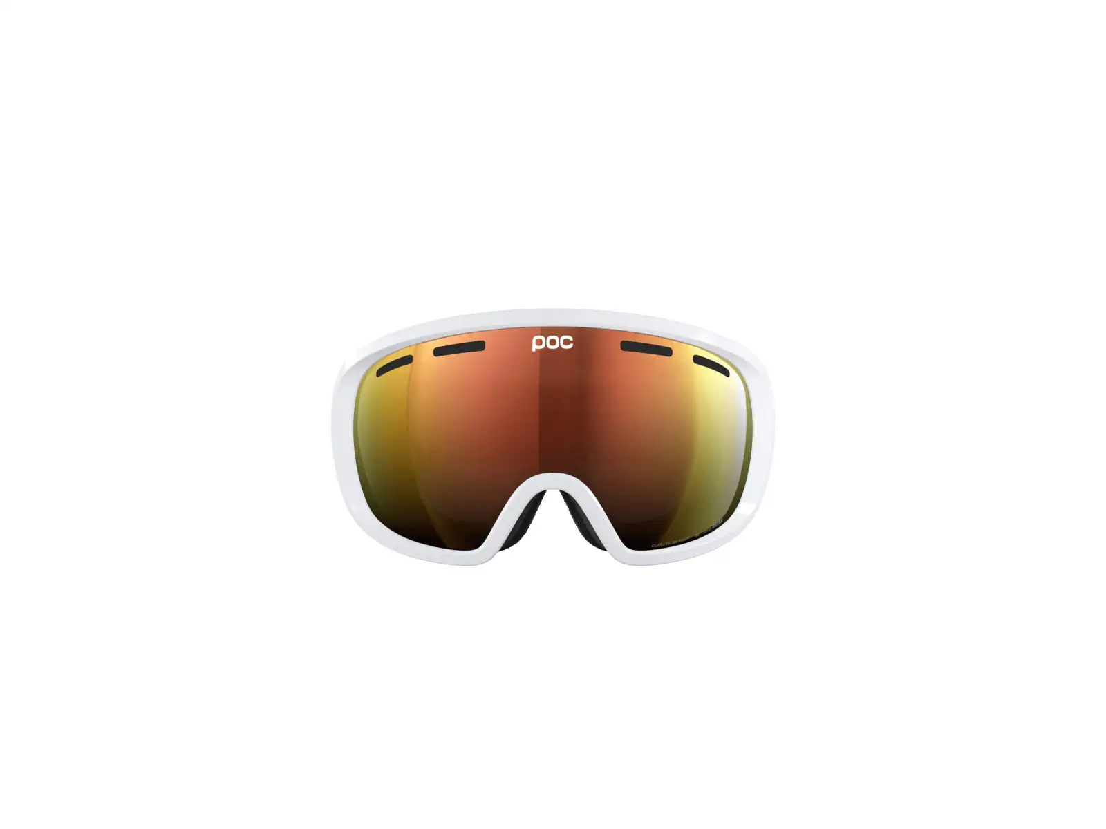 POC Fovea WF lyžiarske okuliare Hydrogen White/Partly Sunny Orange