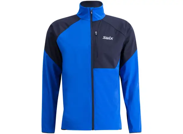 Swix Focus Wind pánska bunda Modrá
