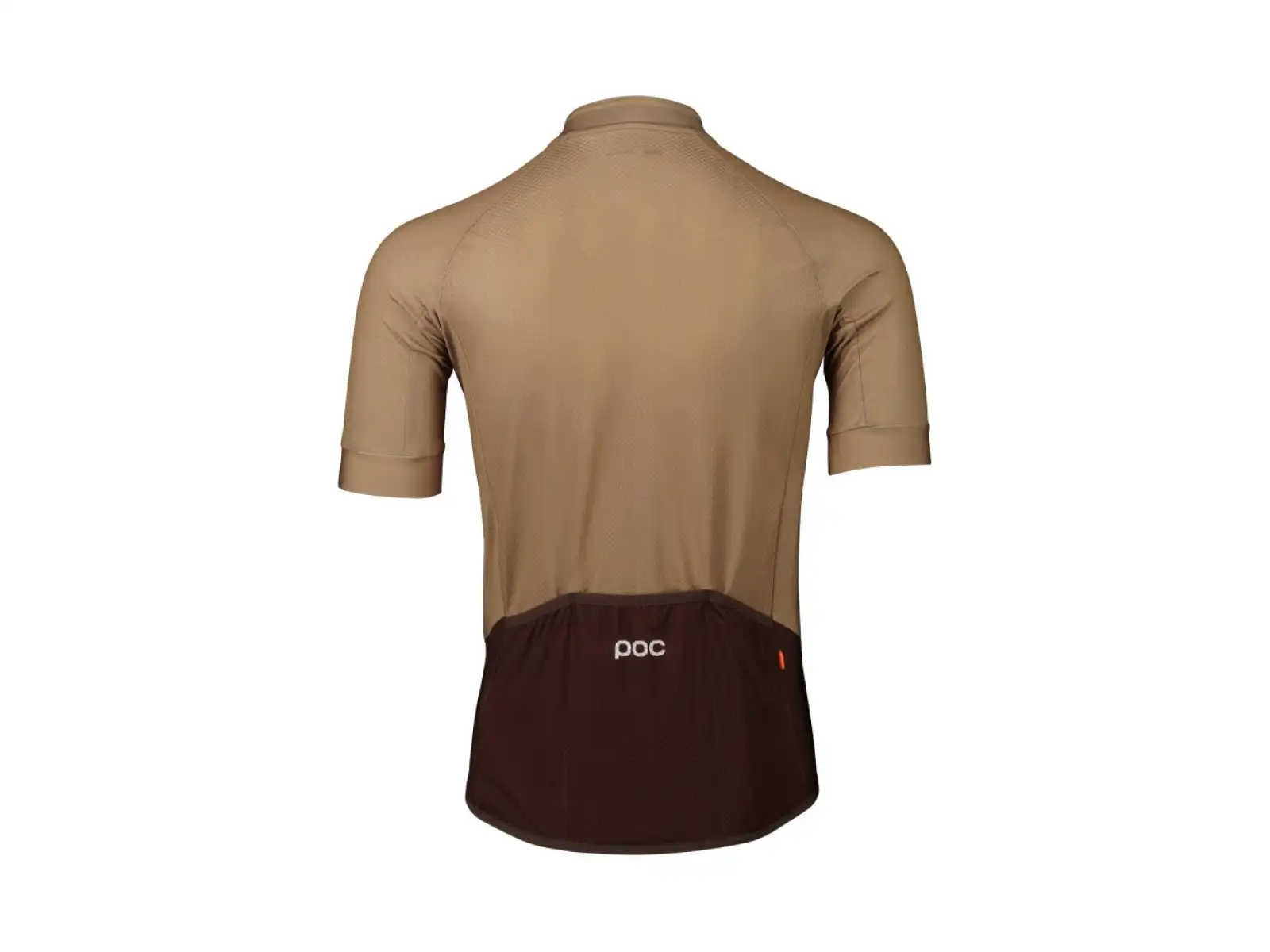 POC Essential Road Logo Pánsky dres s krátkym rukávom Jasper Brown/Axinite Brown