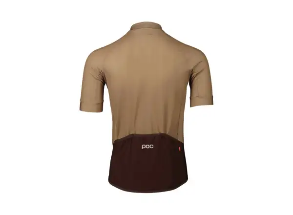 POC Essential Road Logo Pánsky dres s krátkym rukávom Jasper Brown/Axinite Brown