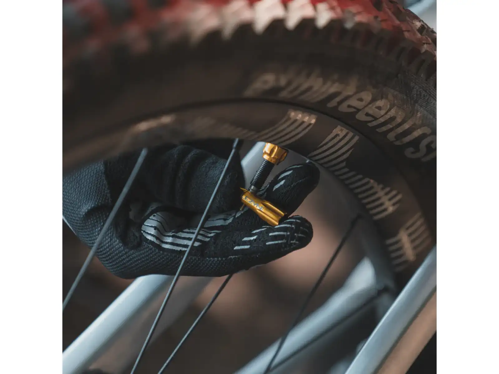 Lezyne CNC TLR čapička ventilu silver
