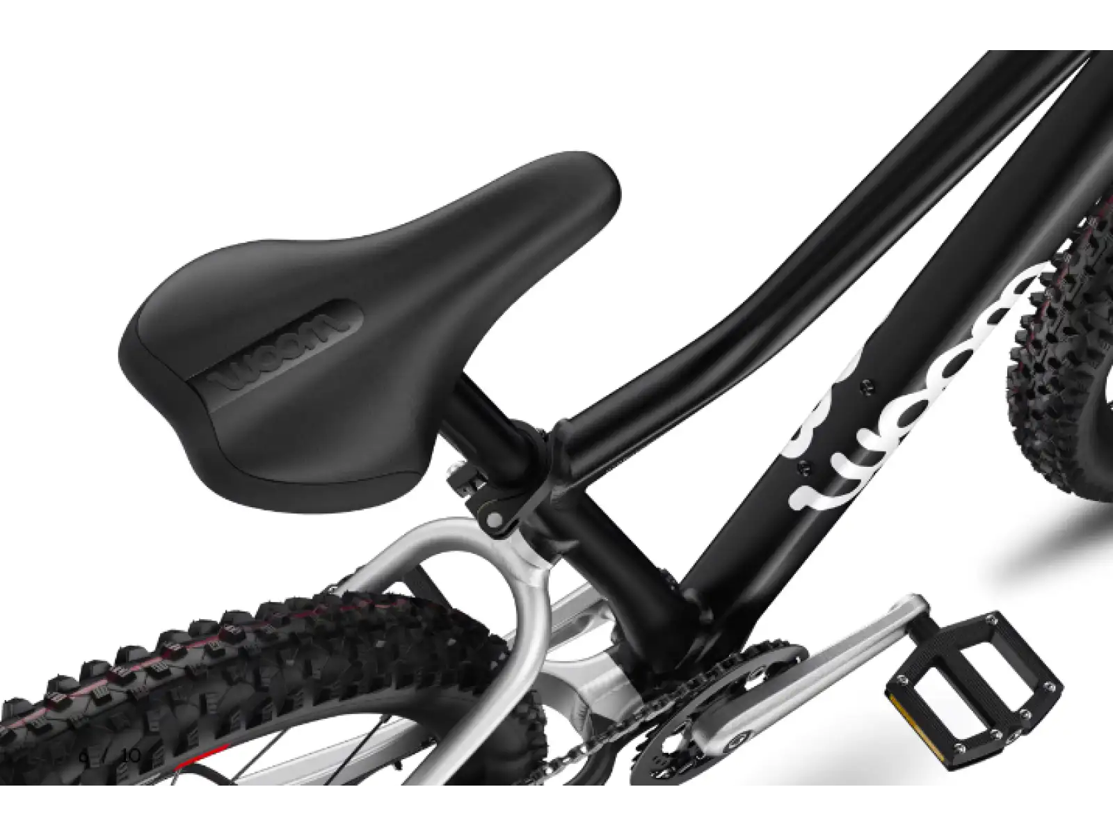 Woom 5 OFF Air Black 24 detský bicykel