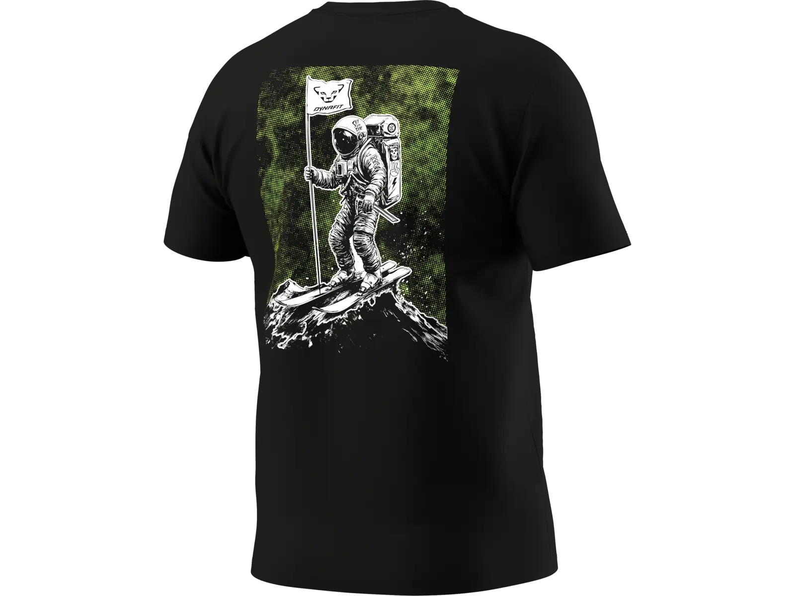 Dynafit Back Graphic Cotton pánske tričko krátky rukáv Overcast/Summit