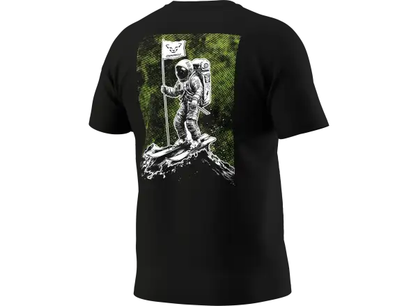 Dynafit Back Graphic Cotton pánske tričko krátky rukáv Overcast/Summit