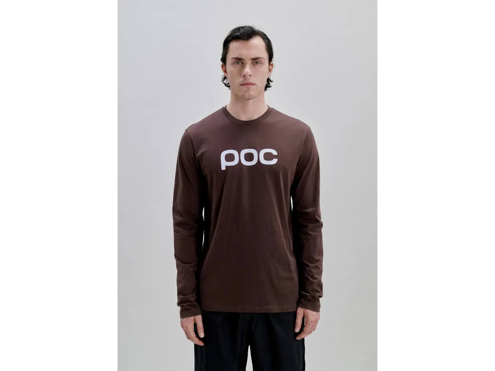 POC L/S Tee tričko s dlhým rukávom Bronzite Brown