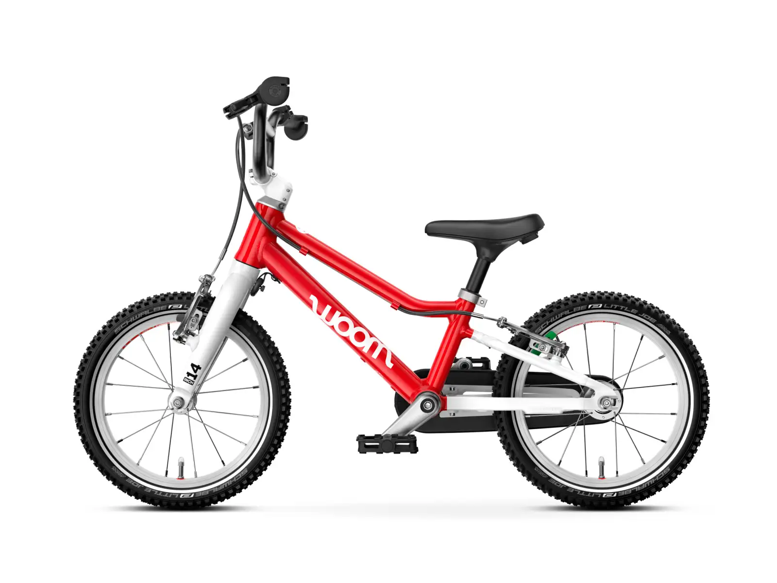 Woom GO 2 Red 14 detský bicykel