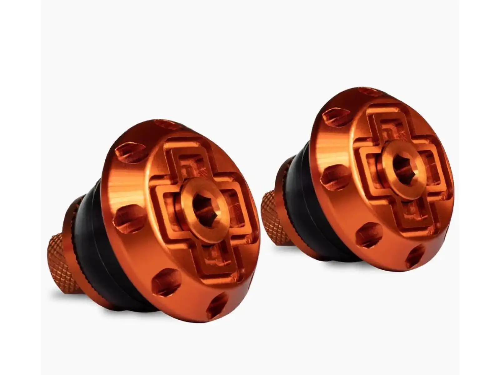 Muc-Off Disco Bar End Plugs koncovky do riadidiel oranžová