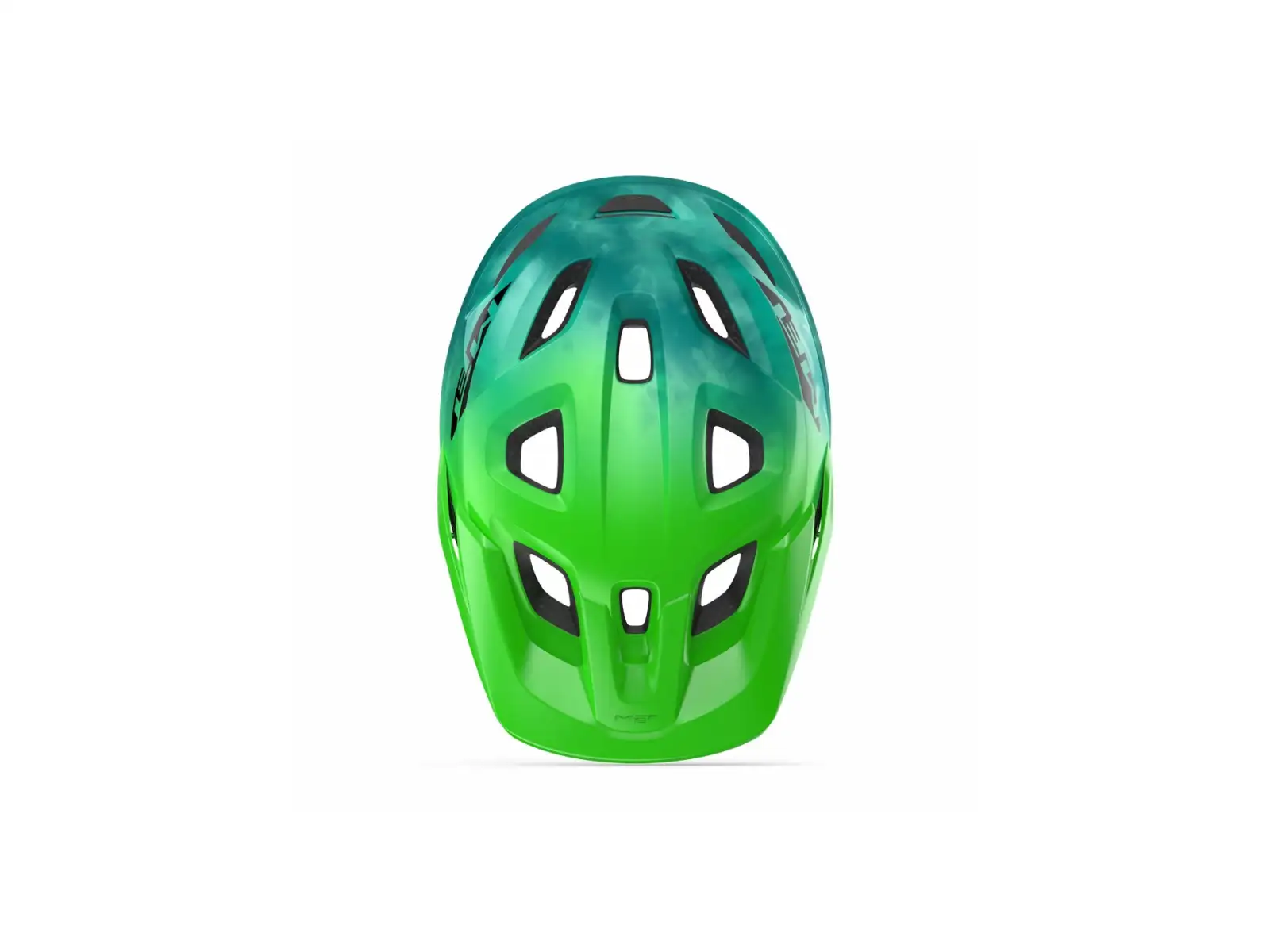 Prilba MET Eldar junior zelená kravatová veľkosť. Uni (52-57 cm)